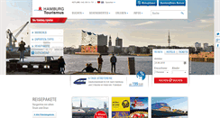 Desktop Screenshot of hamburg-tourism.de